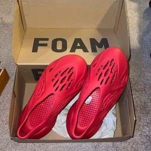 Yeezy foam runner red size 10